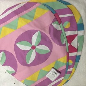 NWT 4 Easter egg place mats